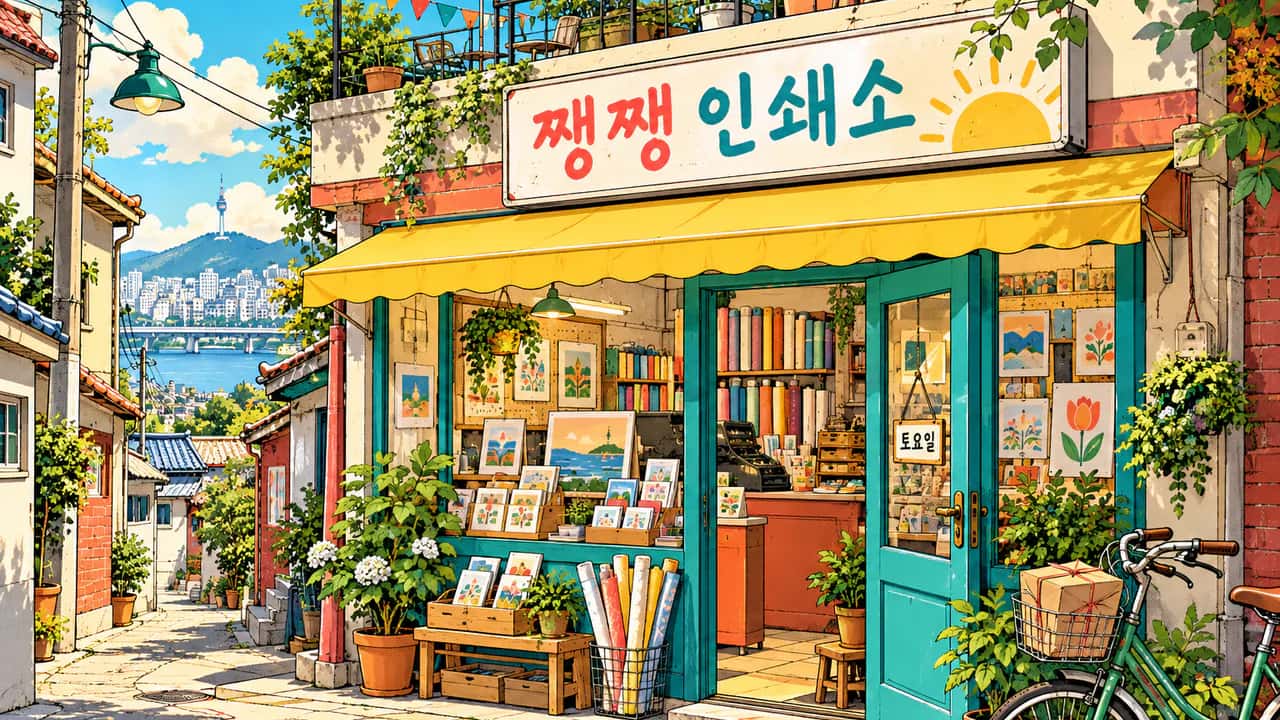 쨍쨍 인쇄소의 토요일